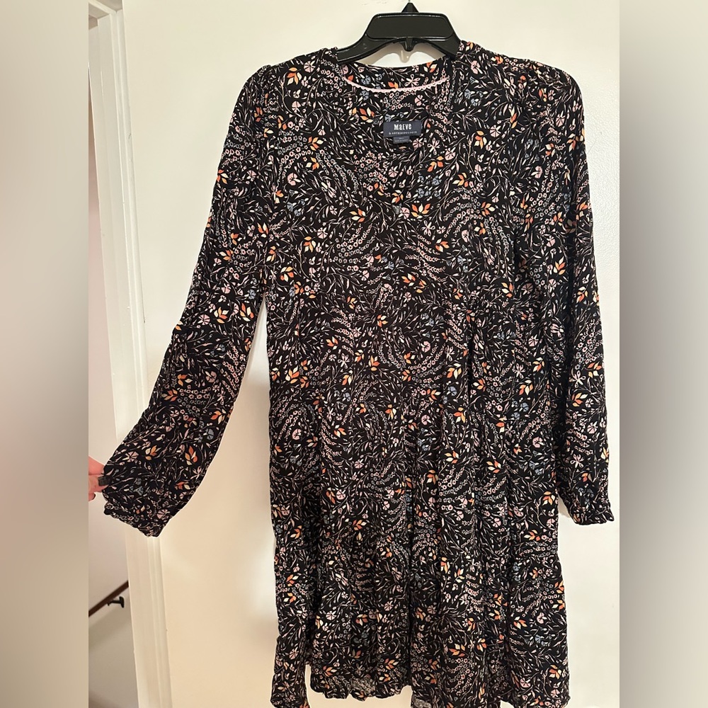 Anthropologie floral dress, size small, oversized